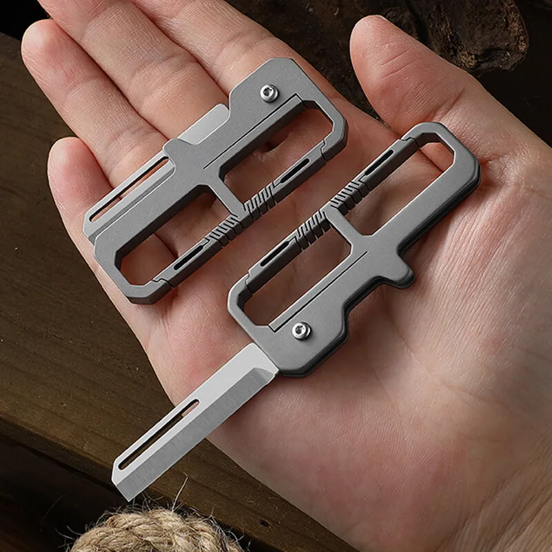 Edc Carry Knife - Couteau pliant de poche en titane