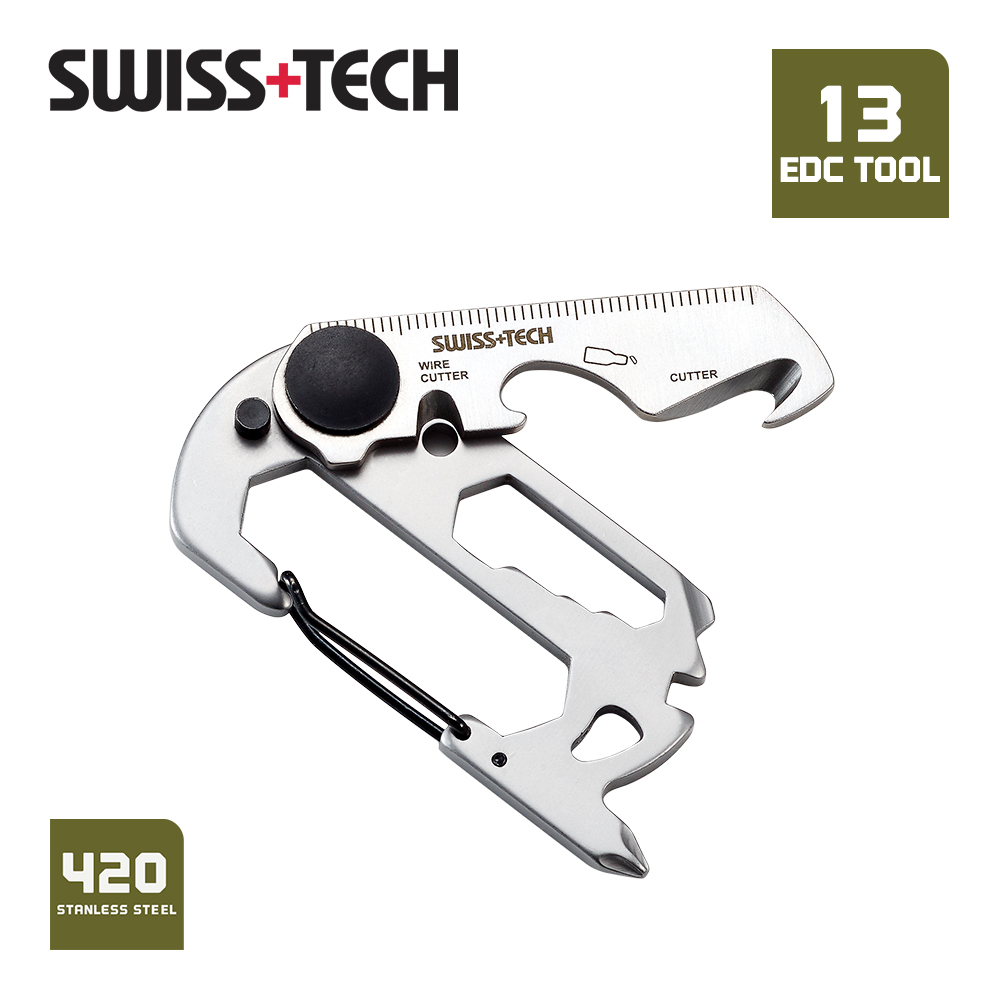 Edc Carry Knife - SWISS TECH 13 en 1 Mini