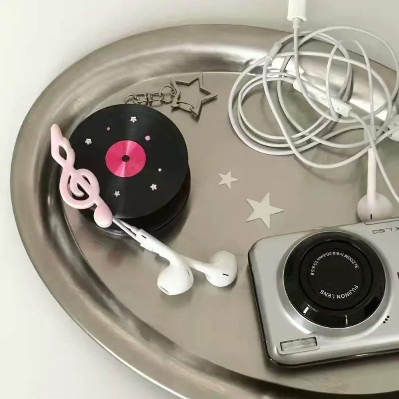 Cable Winder Keychain - Organisateur de câbles Kawaii – Porte-clés