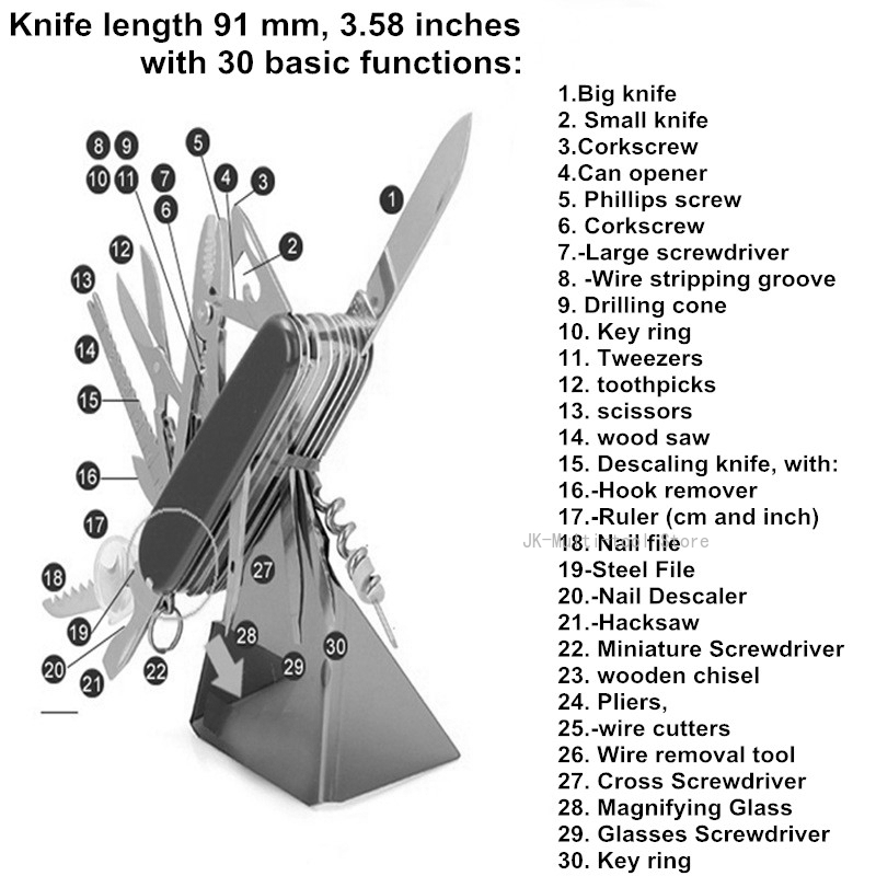 Couteau pliant multifonctionne - Edc Carry Knife avis et prix
