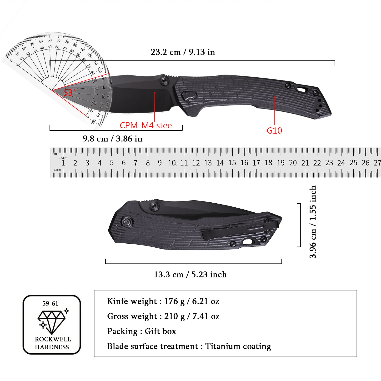 Outil de coupe pliable 0203 av - Edc Everyday Carry Knives avis et prix