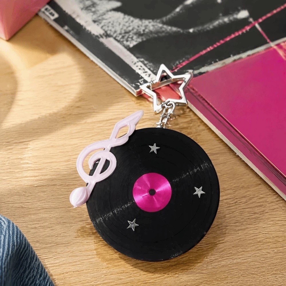 Porte-clés disque vinyle Y2K,  - Cable Winder Keychain avis et prix