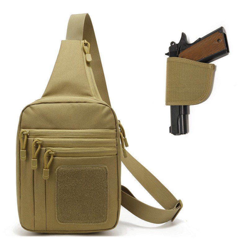 Nouveau sac de poitrine tactiq - Edc Concealed Carry Backpack avis et prix
