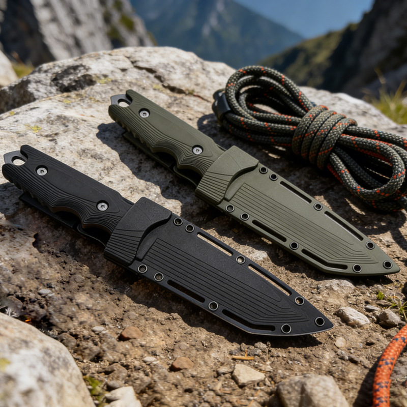 Couteau droit en acier inoxyda - Edc Concealed Carry Knife avis et prix