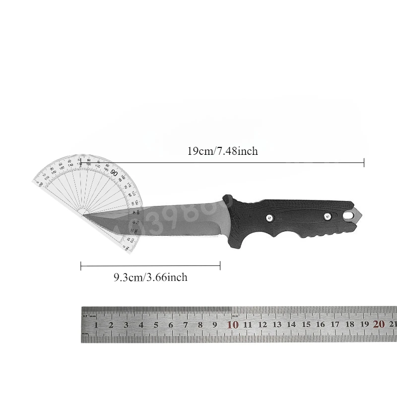Couteau droit en acier inoxyda - Edc Concealed Carry Knife avis et prix