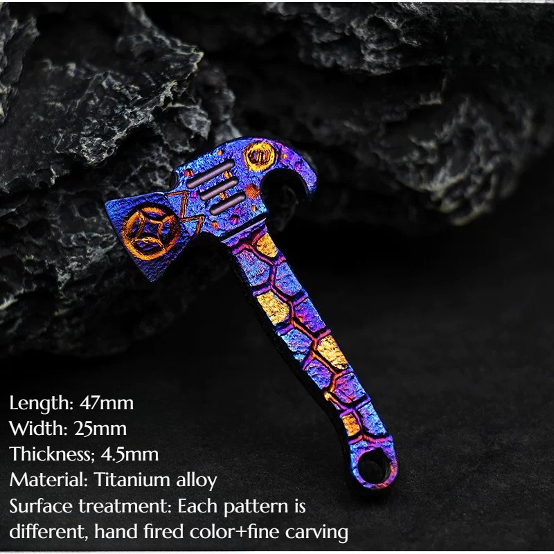 Mini hache en alliage de titan - Titanium Pry Bar avis et prix